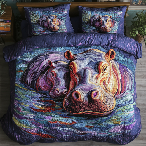 Sleep Safari 3-Piece Quilted Bedding Set NCU0VH5416