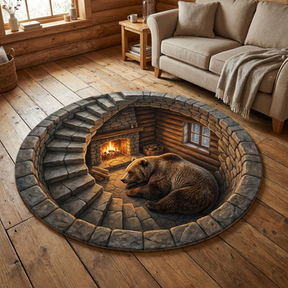 Sleeping Bear Round Carpet NCU0TV1813