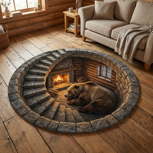 Sleeping Bear Round Carpet NCU0TV1813