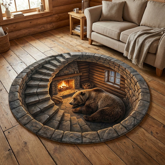 Sleeping Bear Round Carpet NCU0TV1813