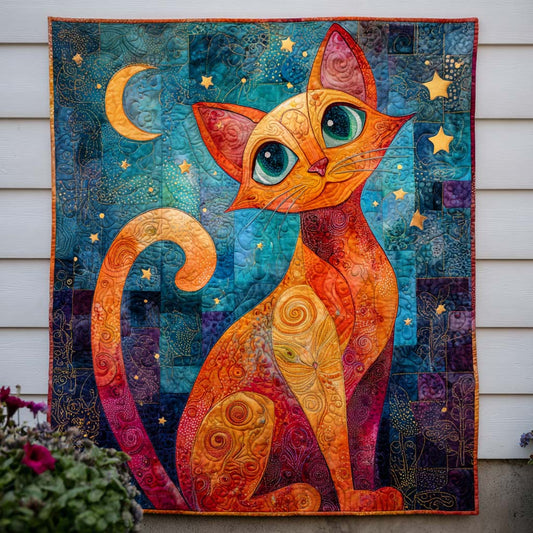 Sleepy Meows Quilted Blanket NCU0NT9218