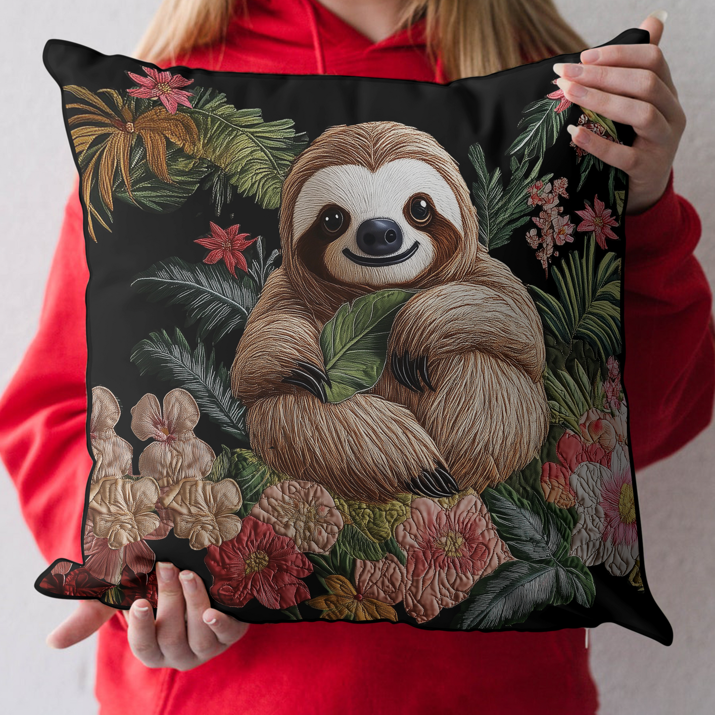 Sleepy Snuggles Quilted Pillow Case NCU0DK6470