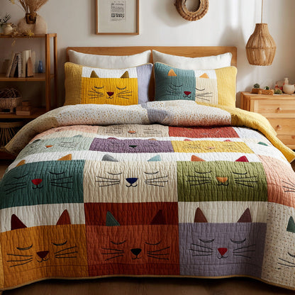 Sleepy Trio 3-Piece Quilted Bedding Set NCU0VL3188