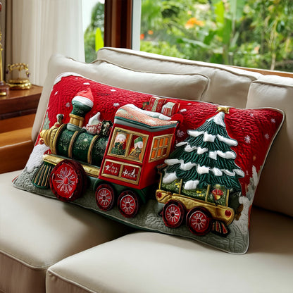 Sleigh-on-Rails Quilted Bedding Pillow Case NCU0PT9129