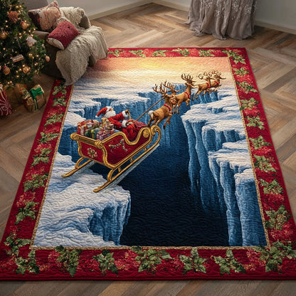 Sleigh Santa Claus Area Rug NCU0HH1261