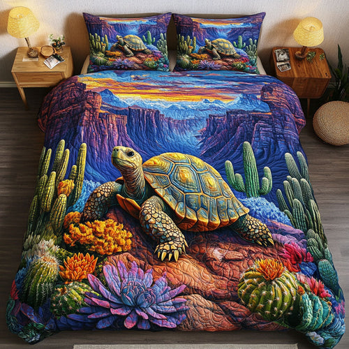 Slow Harmony 3-Piece Quilted Bedding Set NCU0NT7042