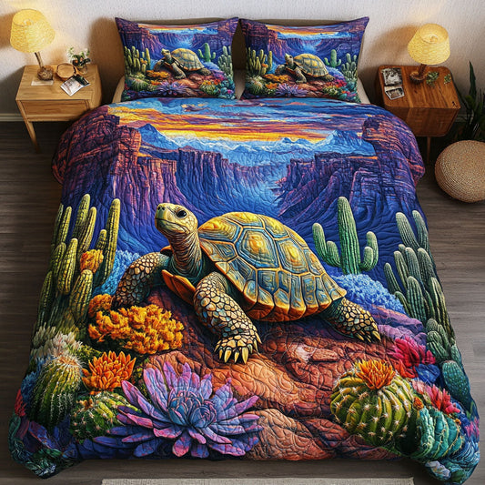 Slow Harmony 3-Piece Quilted Bedding Set NCU0NT7042
