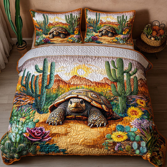 Slow Serenity 3-Piece Quilted Bedding Set NCU0NT6977