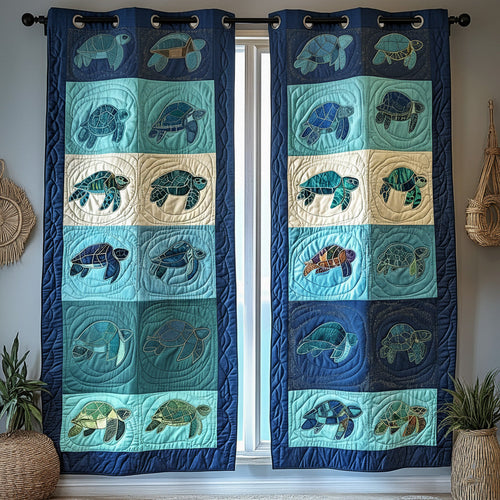 Slow and Steady Quilted Curtains NCU0NT10982