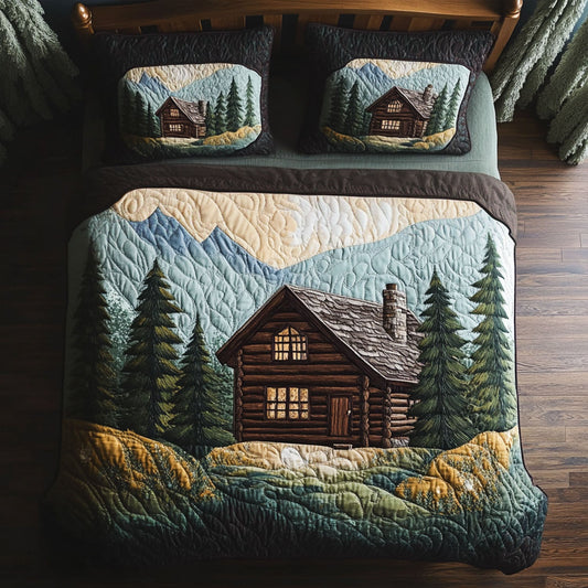 Smoky Hollow 3-Piece Quilted Bedding Set NCU0PT6761