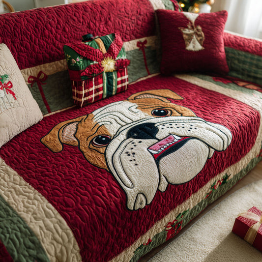 Snout Dreams Quilted Sofa Cover NCU0PT9926