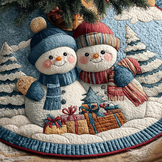 Snow Buddies Delight Quilted Tree Skirt NCU0XD1982