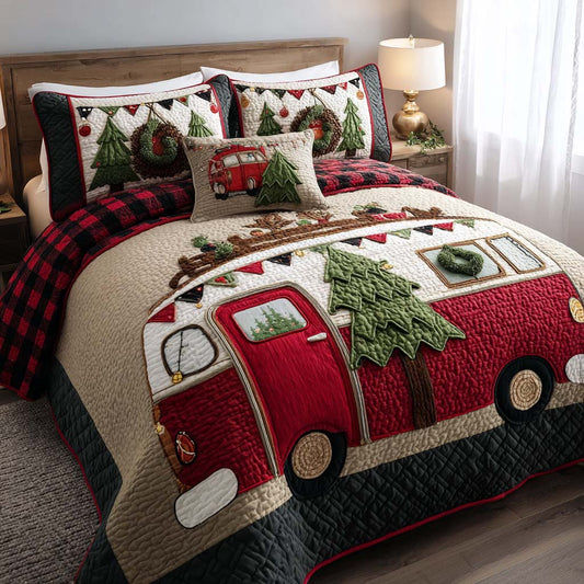 Snow Camp Haven 3-Piece Quilted Bedding Set NCU0NT11369