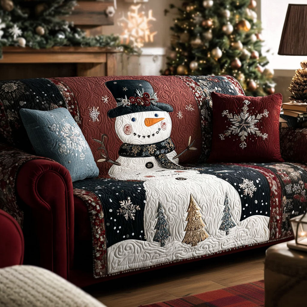 Snow Cuddle Quilted Sofa Cover NCU0PT10530