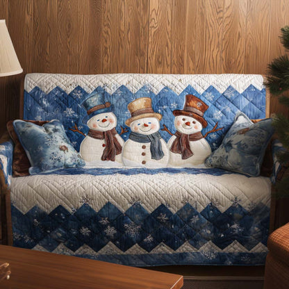 Snow Day Fun Quilted Sofa Cover NCU0NT11268