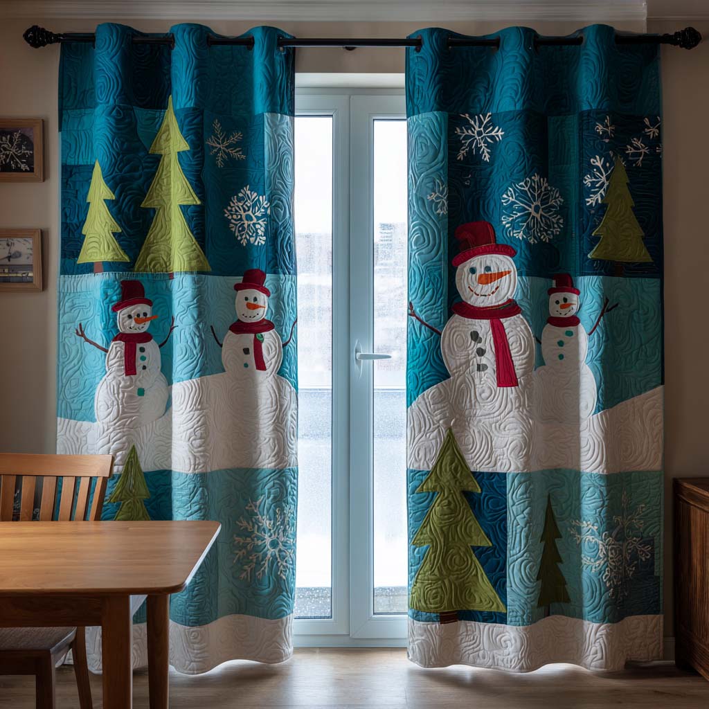Snow Day Quilted Curtains NCU0NT11153