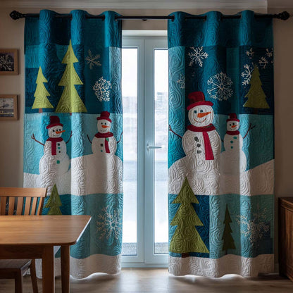 Snow Day Quilted Curtains NCU0NT11153