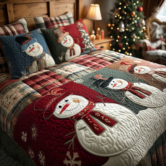 Snow Giggles 3-Piece Quilted Bedding Set NCU0PT10519