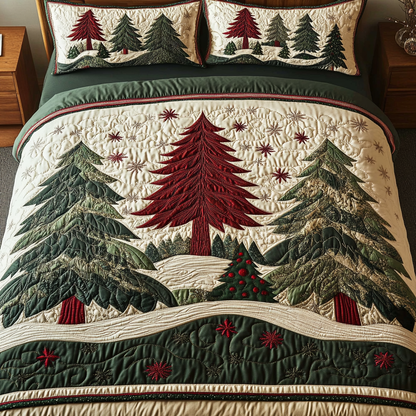 Snow Glow 3-Piece Quilted Bedding Set NCU0DK11301