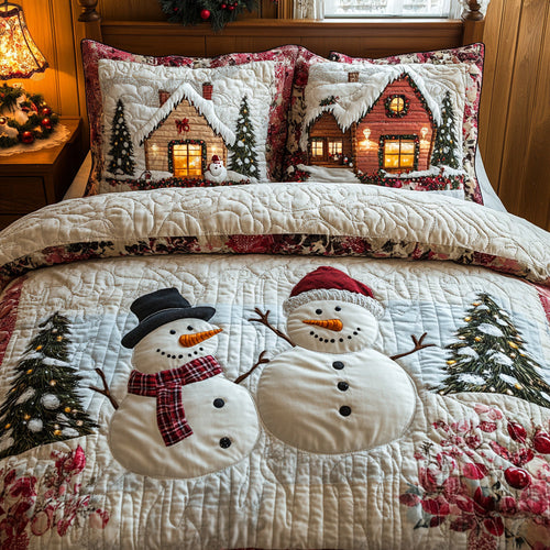 Snow Haven 3-Piece Quilted Bedding Set NCU0DV7805