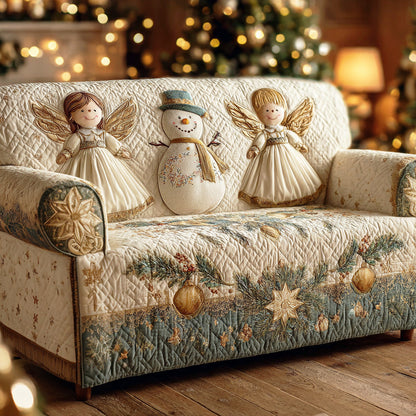 Snow Lantern Friend Quilted Sofa Cover NCU0TD1521