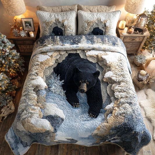 Snow Refuge 3-Piece Quilted Bedding Set NCU0TV1160