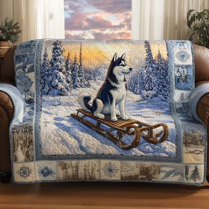 Snow Trail Guardian Quilted Sofa Cover NCU0XD1263