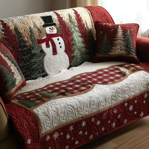 Snowball Buddies Quilted Sofa Cover NCU0PT10379