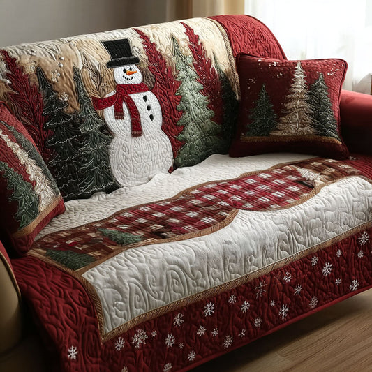 Snowball Buddies Quilted Sofa Cover NCU0PT10379