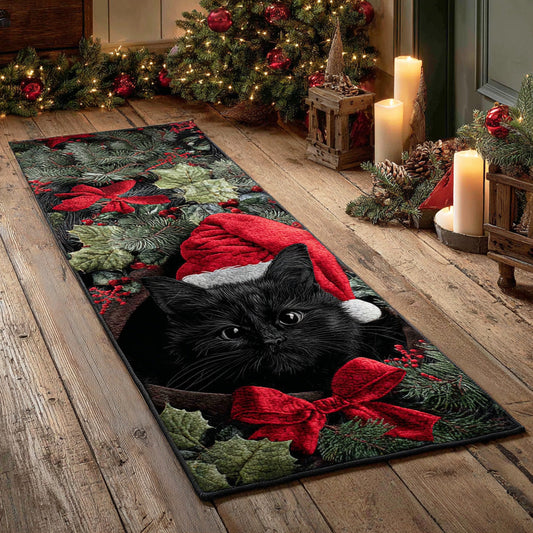 Snowbell Black Cat Runner Carpet NCU0TD1318