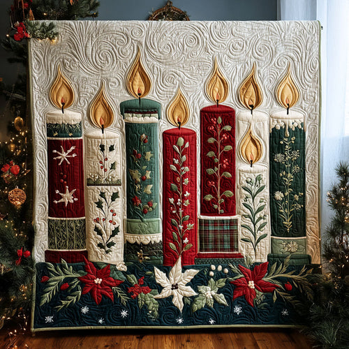 Snowberry Candles Quilted Blanket NCU0PT9662