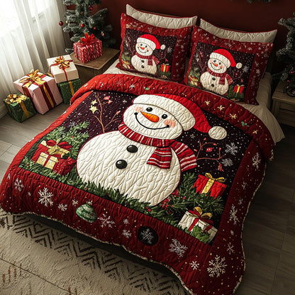 Snowbound 3-Piece Quilted Bedding Set NCU0DV7802
