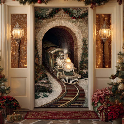 Snowbound Steamline Quilted Door Cover NCU0XD1589