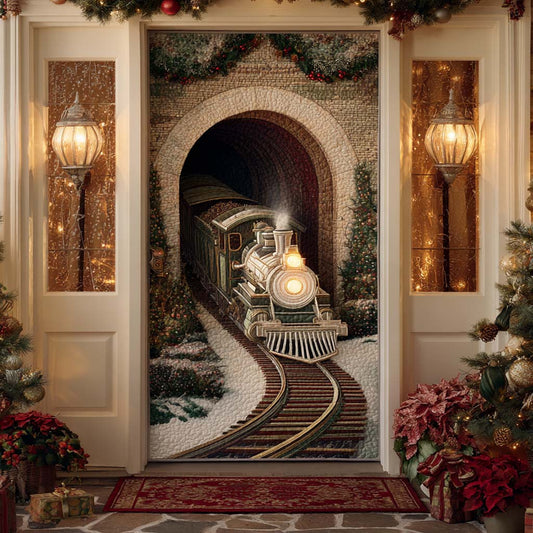 Snowbound Steamline Quilted Door Cover NCU0XD1589