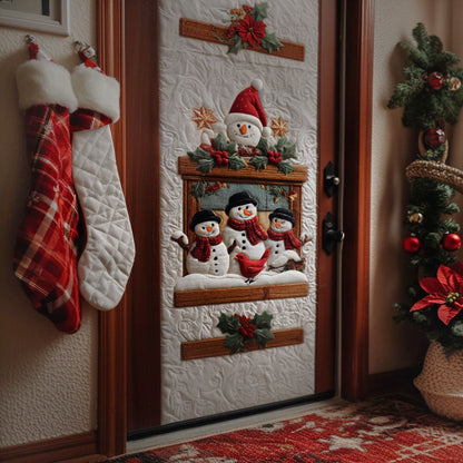 Snowfall Magic Quilted Door Cover NCU0PT10503