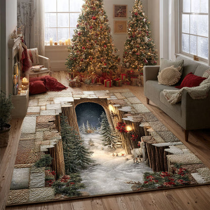 Snowfall Serenity Area Rug NCU0PT10551