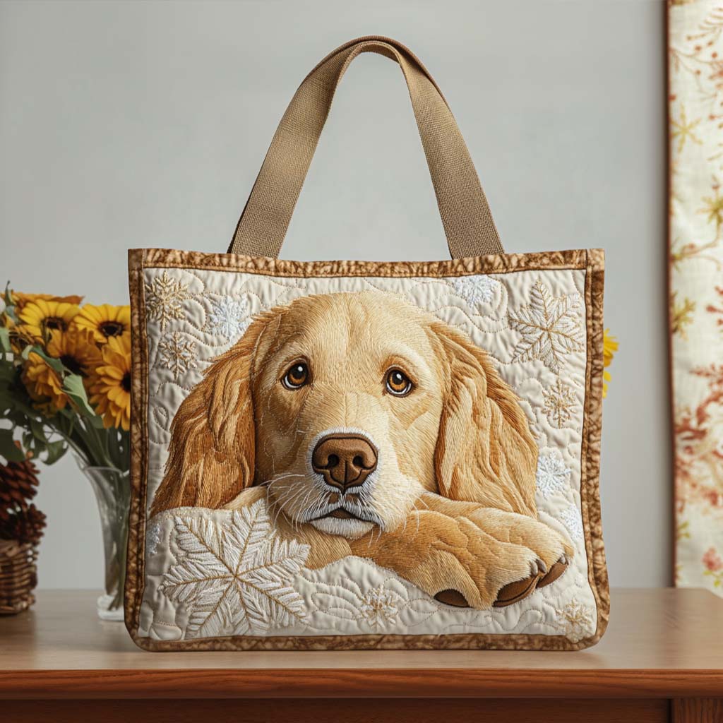 Snowflake Buddy Quilted Tote Bag NCU0NT9706