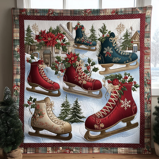 Snowflake Dance Quilted Blanket NCU0TH3571