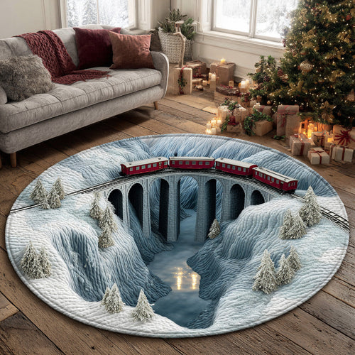 Snowflake Dream Field Round Carpet NCU0TD1752