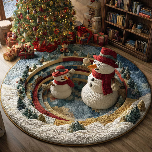 Snowglow Friends Quilted Round Mat NCU0PT10439