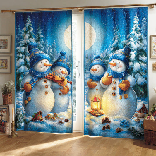 Snowlight Evening Quilted Curtains NCU0TD1378