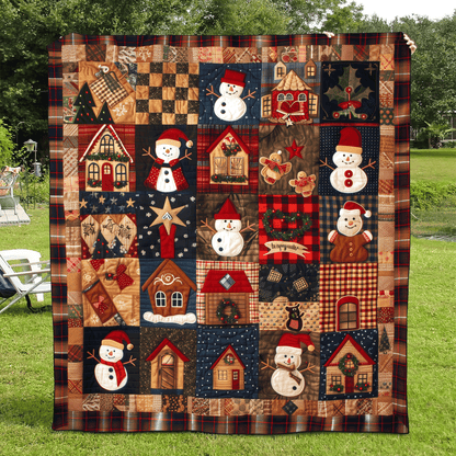 Snowman Jubilee Quilted Blanket NCU0TH1021