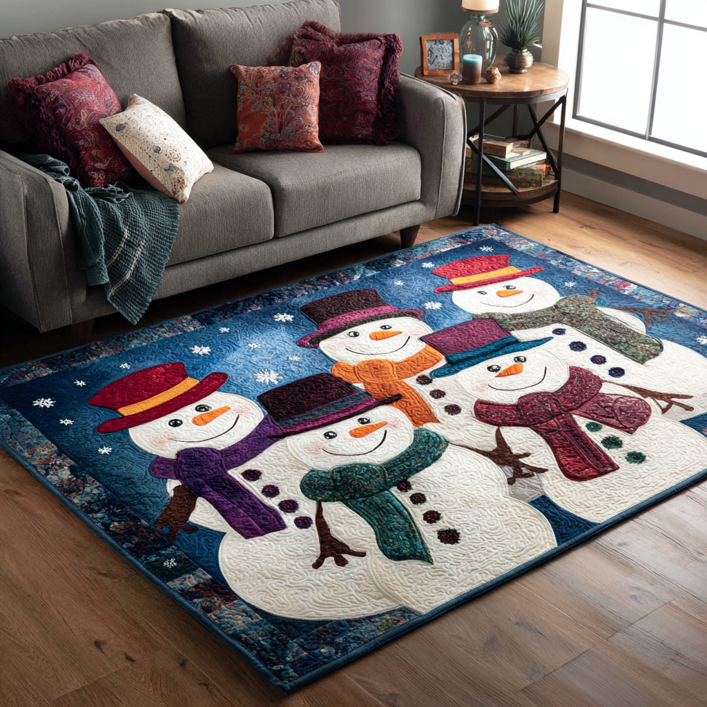 Snowman Delight Area Rug NCU0DK10451