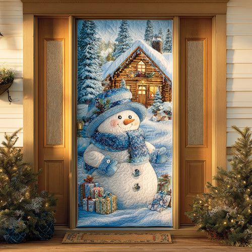 Snowman Frost Fun Quilted Door Cover NCU0TD1504
