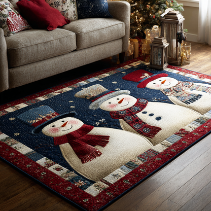 Snowman Spirit Area Rug NCU0DK10449