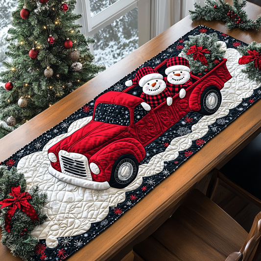 Snowmen Christmas Travel Quilted Table Runner NCU0DV1183