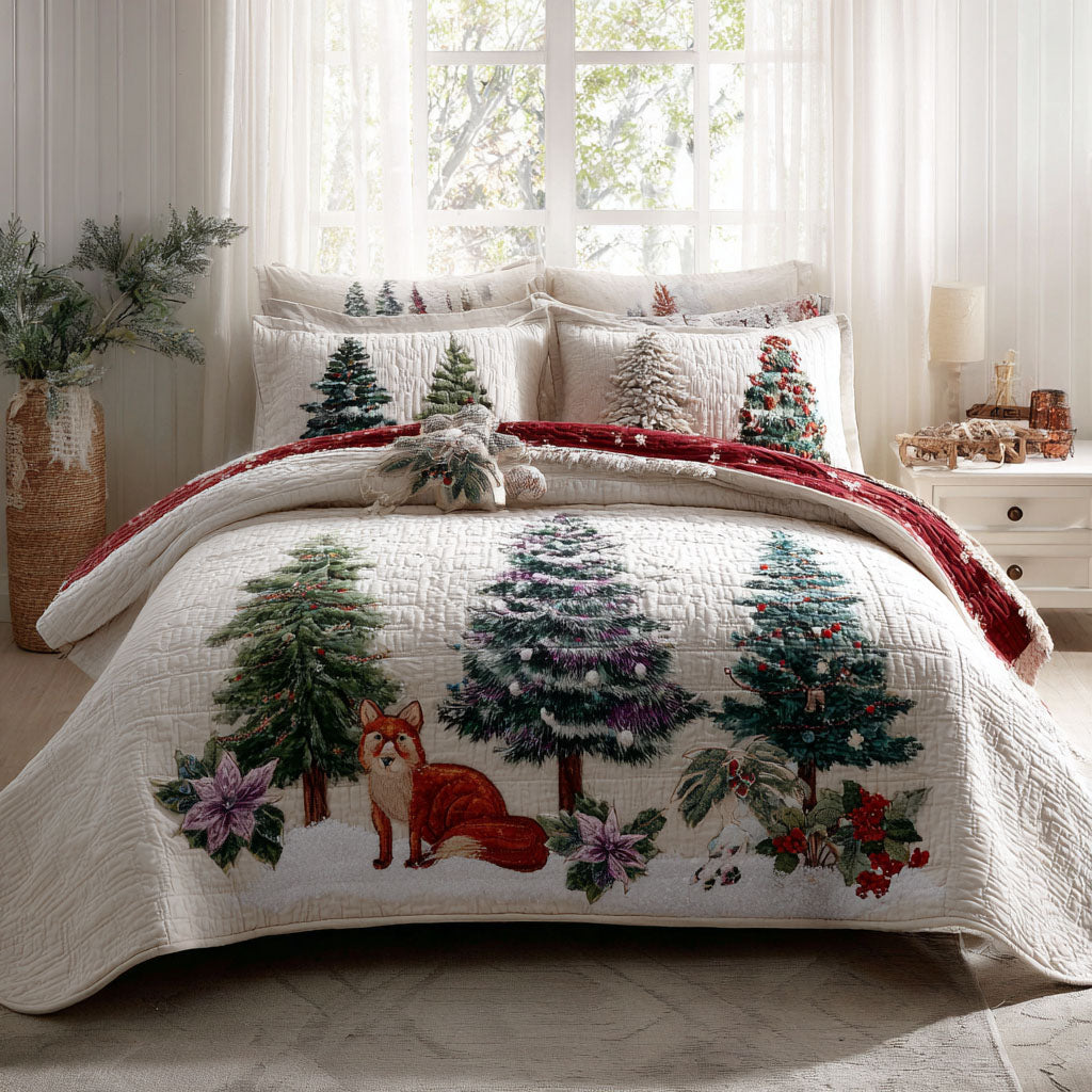 Snowpine Hideaway 3-Piece Quilted Bedding Set NCU0PT10684