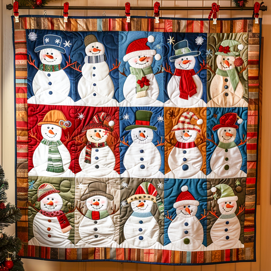 Snowy Cheer Quilted Blanket NCU0NT094