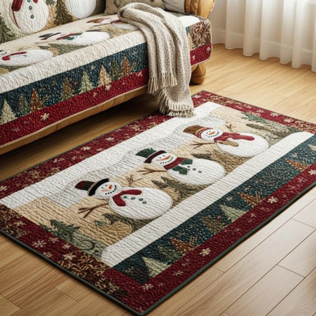 Snowy Friends Area Rug NCU0NT10747