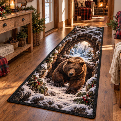 Snowy Bear Passage Runner Carpet NCU0DV10152